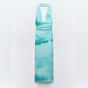 Zara midi halter dress size XS